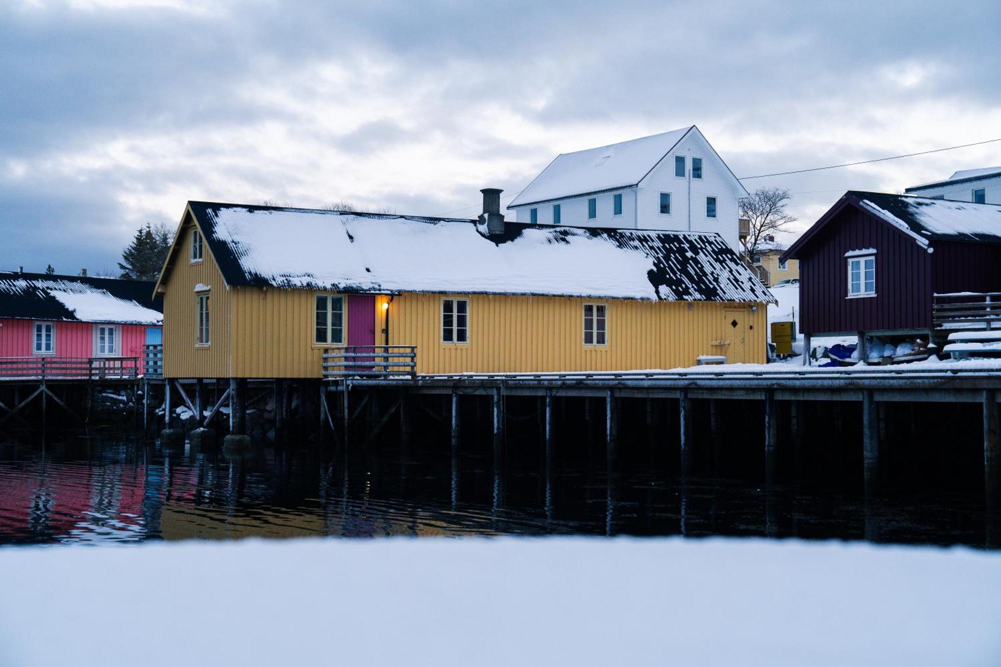 Kraemmervika Rorbuer - Rustic Cabins In Lofoten Ballstad Ngoại thất bức ảnh